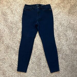 J. Jill Dark Denim Premium Flex High Rise Jegging Size 8